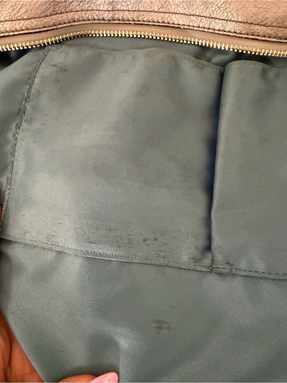 Coach Poppy Quilted Metallic Leather Tote Bag - Picture 4 of 10